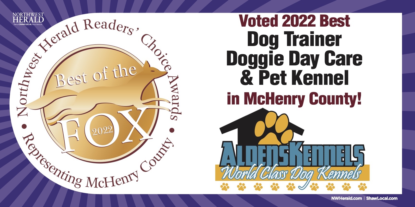 Best of the Fox Award McHenry County IL